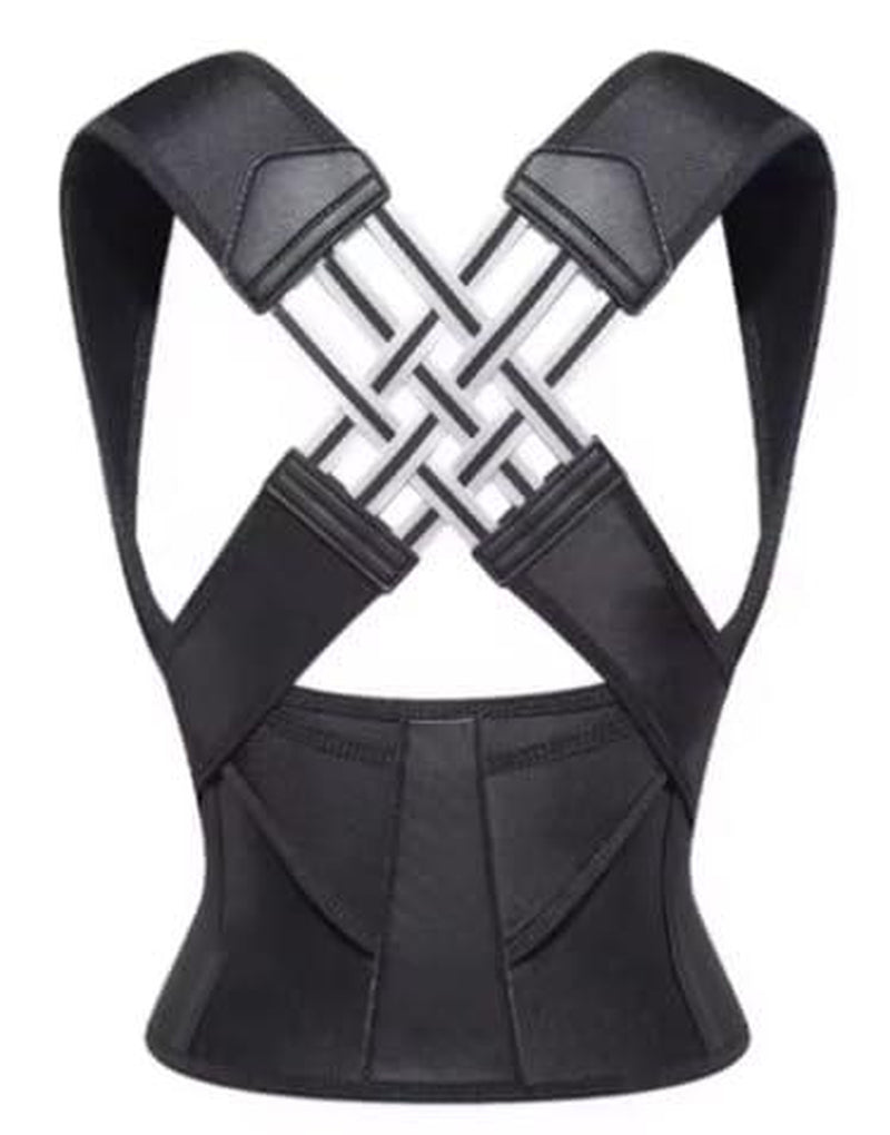 Waist Trainer Correct Bad Posture Help and Hunchback Unisex Posture Enhancer Back Support Posture Correction Shoulder Belt Correction Vest for Home Office