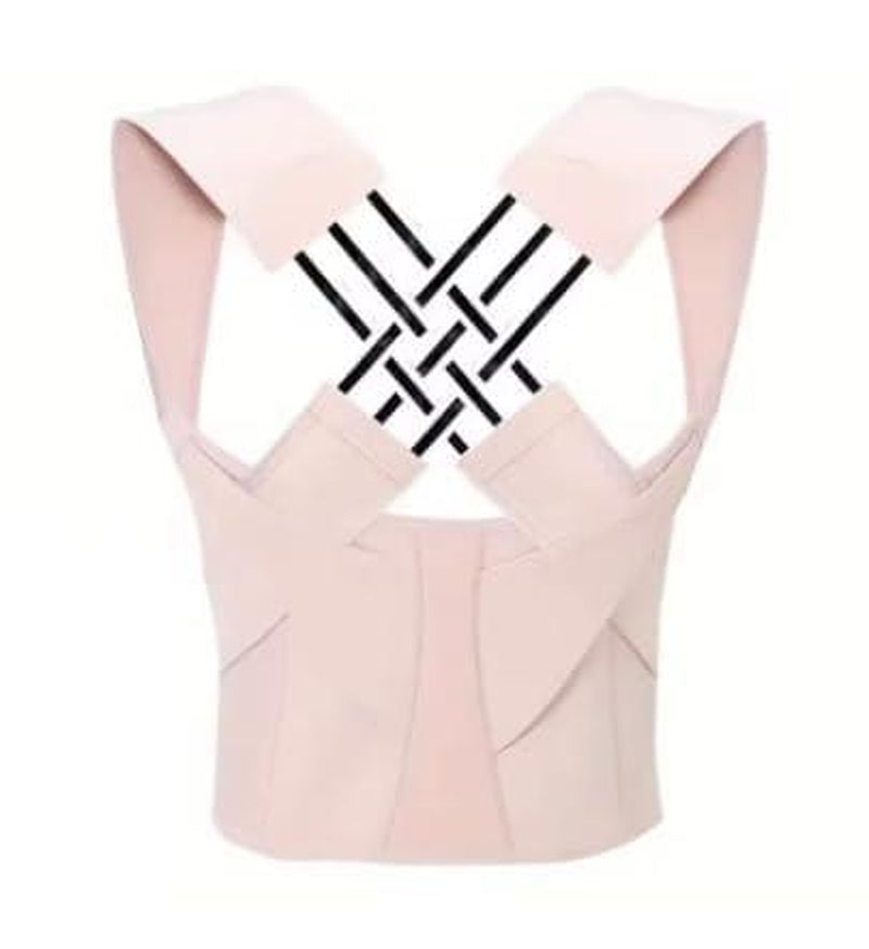 Waist Trainer Correct Bad Posture Help and Hunchback Unisex Posture Enhancer Back Support Posture Correction Shoulder Belt Correction Vest for Home Office