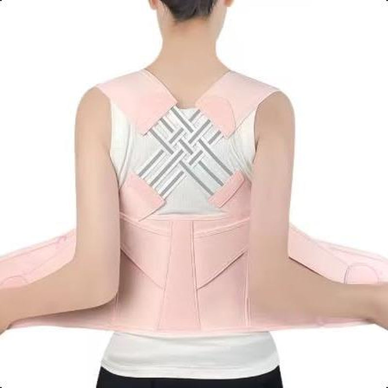 Waist Trainer Correct Bad Posture Help and Hunchback Unisex Posture Enhancer Back Support Posture Correction Shoulder Belt Correction Vest for Home Office