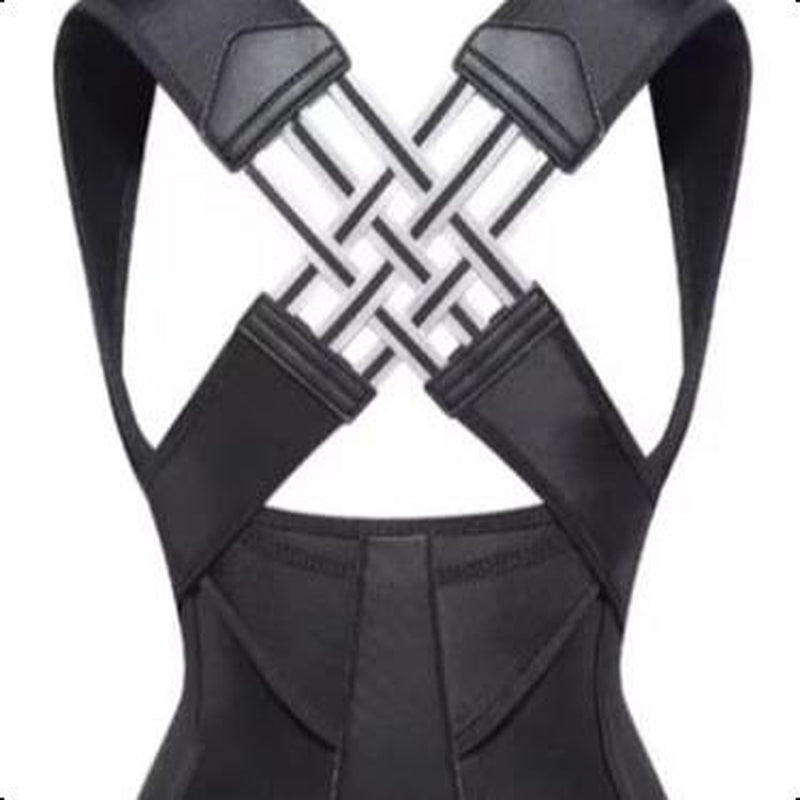 Waist Trainer Correct Bad Posture Help and Hunchback Unisex Posture Enhancer Back Support Posture Correction Shoulder Belt Correction Vest for Home Office
