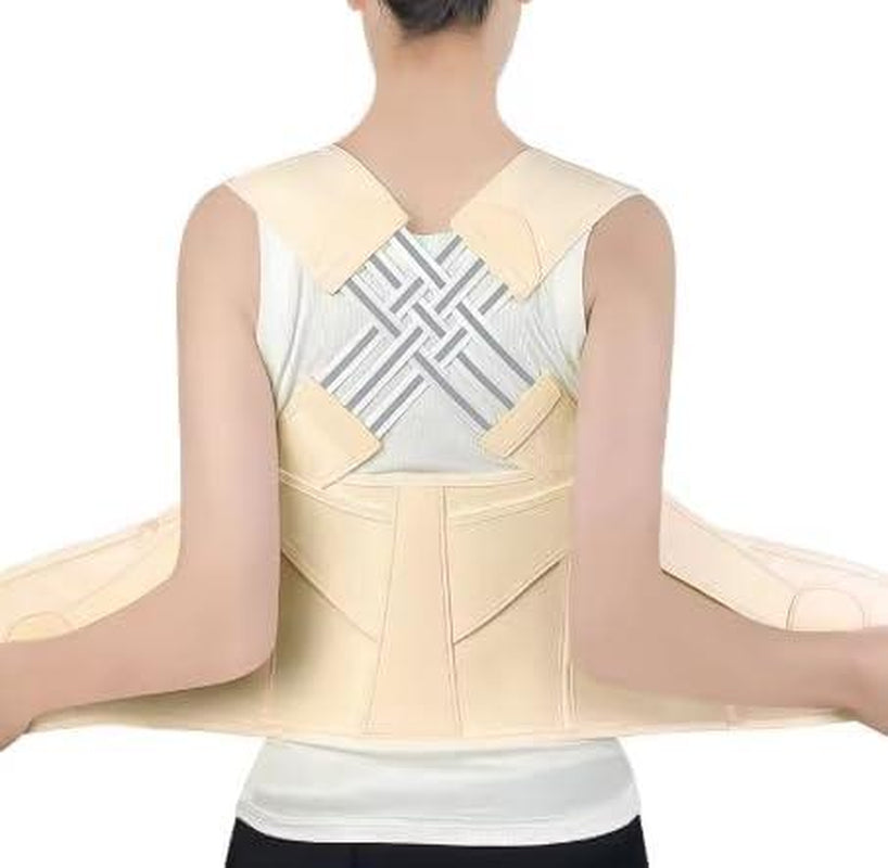 Waist Trainer Correct Bad Posture Help and Hunchback Unisex Posture Enhancer Back Support Posture Correction Shoulder Belt Correction Vest for Home Office